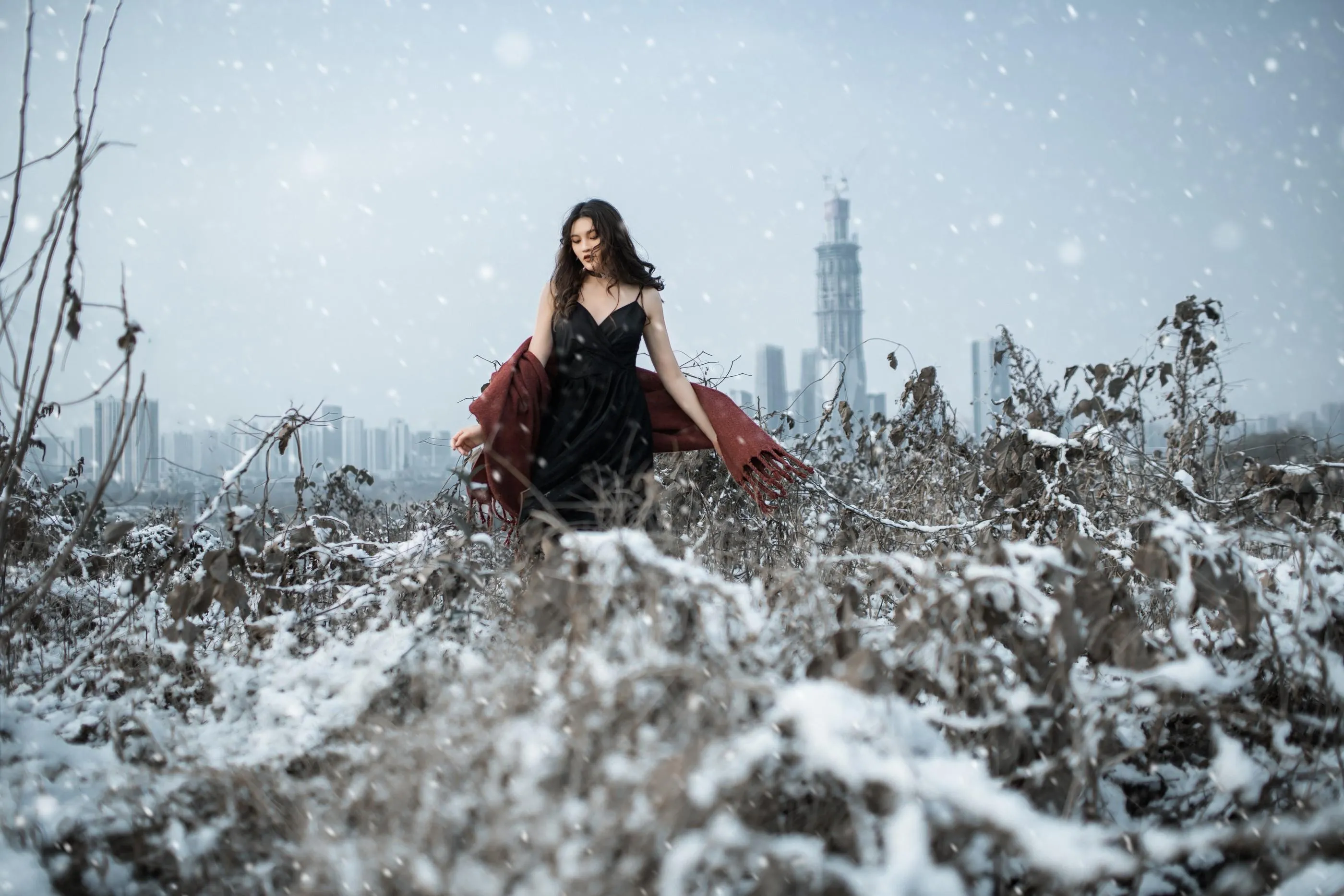 [YITUYU艺图语]2021.12.29 THE SNOW CITY 翠花儿 [23P]插图7